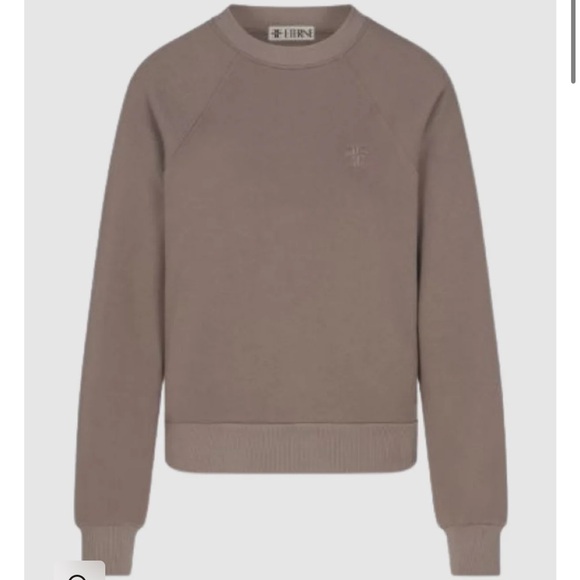 Eterne Tops - ETERNE SHRUNKEN RAGLAN SWEATSHIRT in Clay size Medium